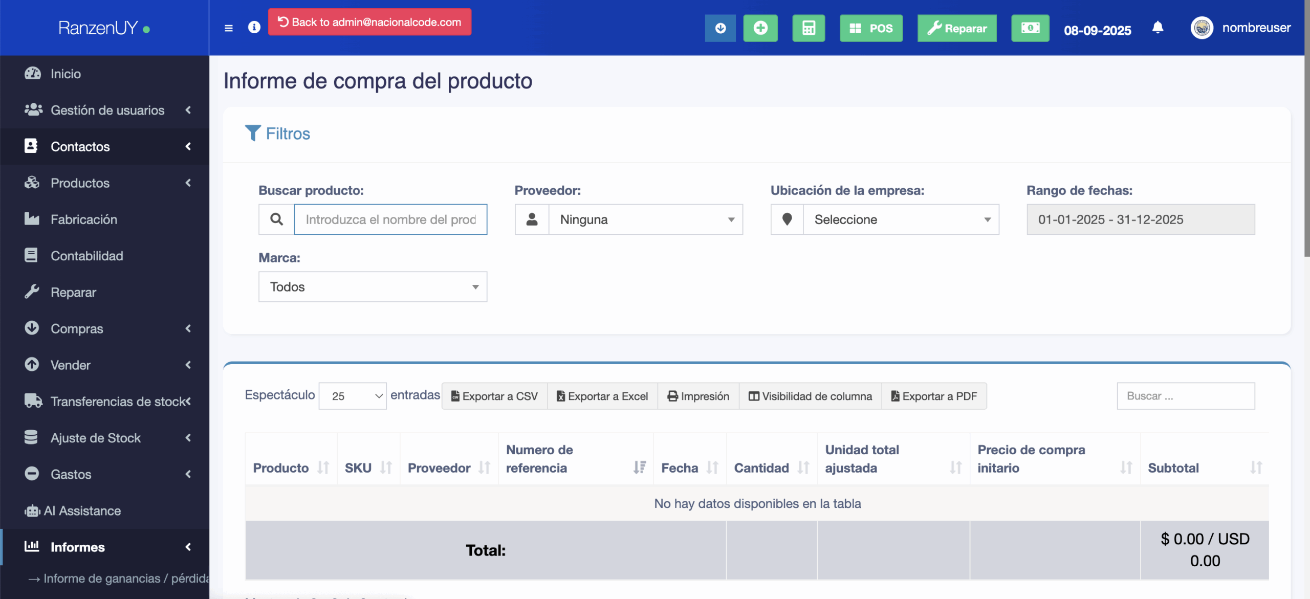 Optimización de reposiciones
